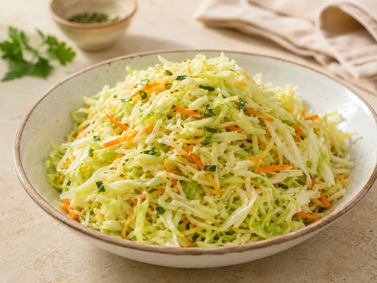 Салат из белокочанной капусты