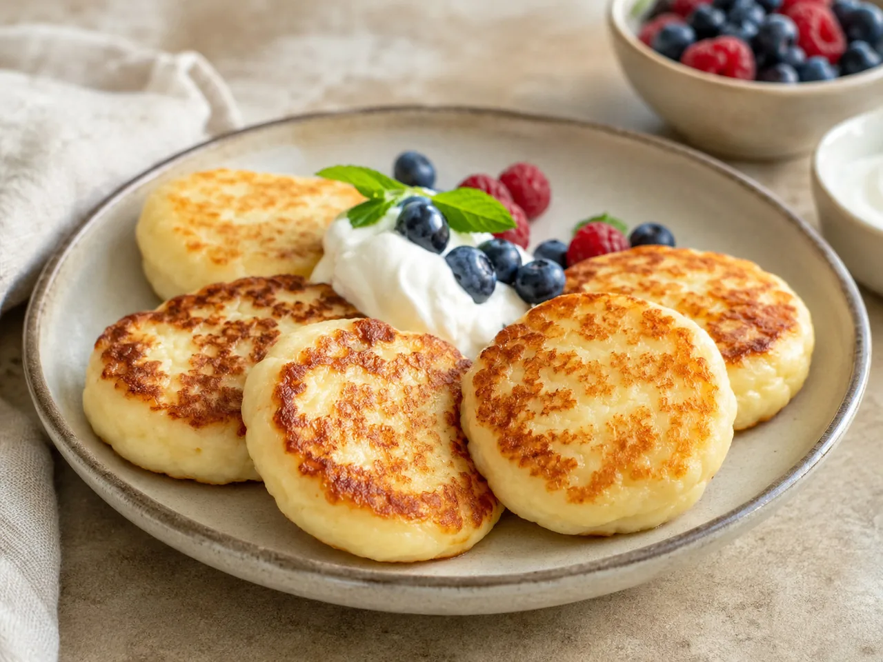 Сырники с манной крупой без яиц