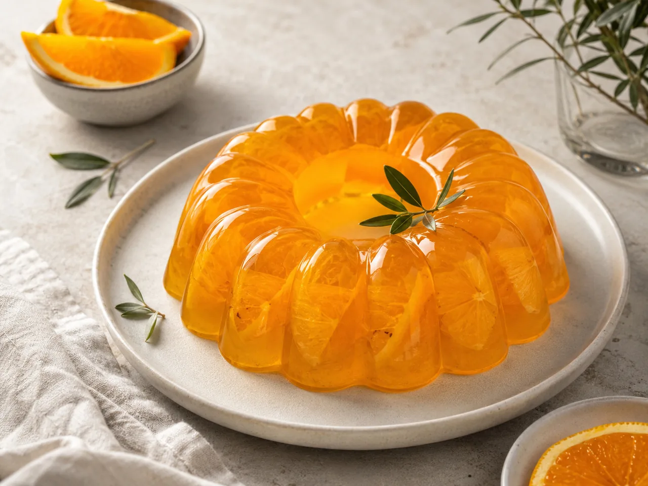 Желе из апельсинов