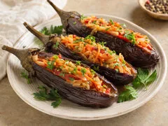 Баклажаны фаршированные, квашеные
