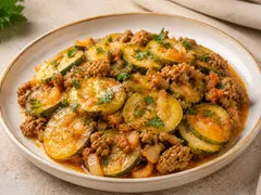 Кабачки с мясом