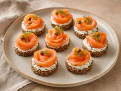 Канапе из лосося