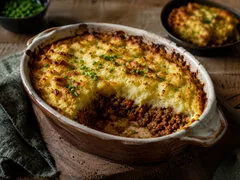 Картофельная запеканка с рыбой или мясом