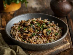 Каша гречневая с луком