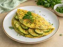 Омлет с кабачками