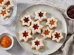 Печенье "Звездочки" с джемом