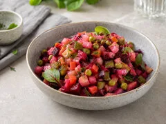 Салат картофельный со свеклой и асолью