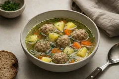 Суп с фрикадельками