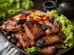 Свинина духовая под соусом
